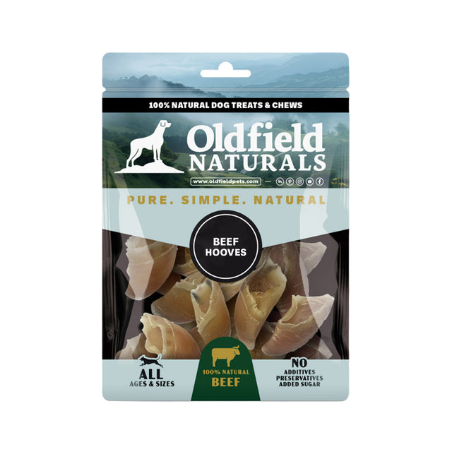 Oldfield Naturals Beef Hooves – 100% Natural Long-Lasting Dog Chews