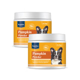 Karnlea Pumpkin Powder prebiotic supplement for dogs shown in two jars