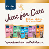 Karnlea Just for Cats food toppers range formulated specifically for cats