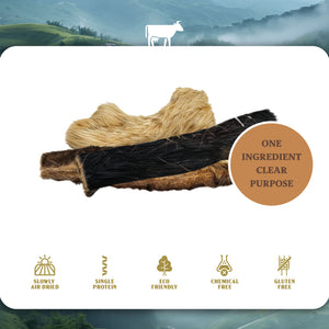 Beef Skin Strips with Hair - Dog Treats