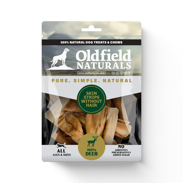 Deer Skin Strips Dog Treats