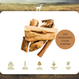 Deer Skin Strips Dog Treats