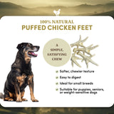 Puffed Chicken Feet Dog Treats