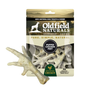 Puffed Chicken Feet - Dog Treats