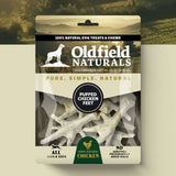 Oldfield Naturals Puffed Chicken Feet Packaging – Pure, Simple, Natural High-Protein Dog Treats