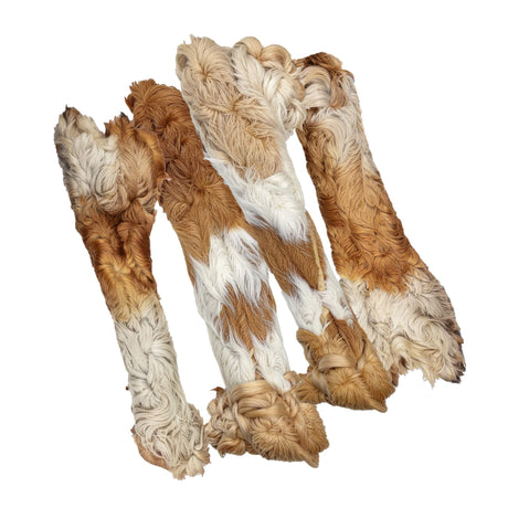 Oldfield Naturals Rabbit Skin with Hair – Natural Fiber-Rich Dog Chews Supporting Digestive Health