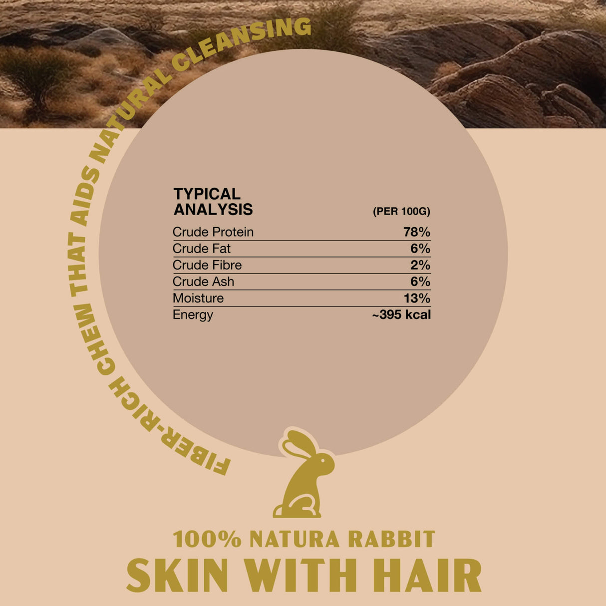Rabbit Skin with Hair