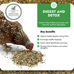 Digest & Detox - Natural Chicken Supplement for Digestion & Droppings