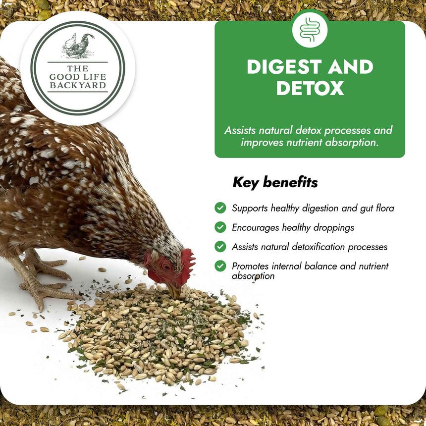 Digest & Detox - Natural Chicken Supplement for Digestion & Droppings