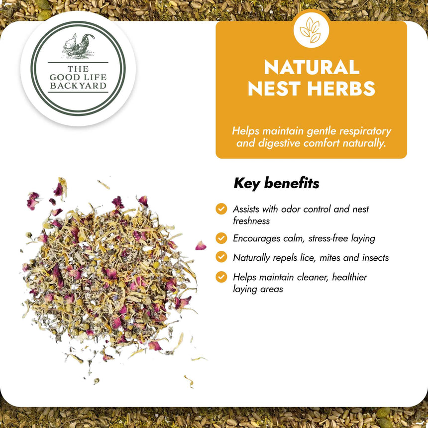 Natural Nest Herbs - Natural Coop Freshener for Chickens
