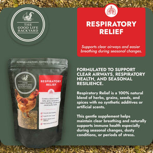 Respiratory Relief - Spice Blend Natural Chicken Supplement for Airway Support