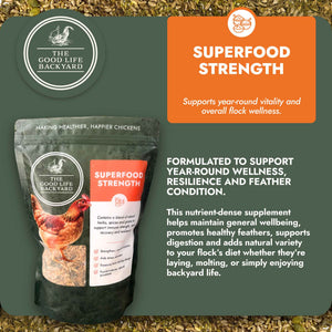 Superfood Strength - Natural Chicken Supplement for Daily Flock Wellness